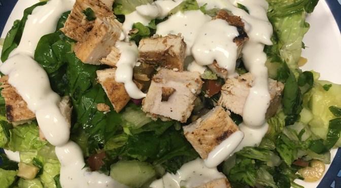 CHOPPED SALAD WITH GRILLED CHICKEN