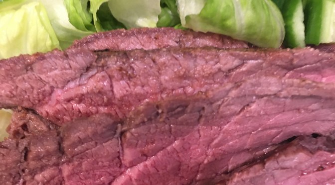 GRILLED WHOLE BEEF LONDON BROIL
