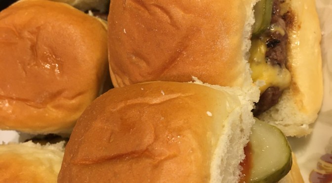 WELCOME TO AUGUST and CHEESEBURGER Sliders