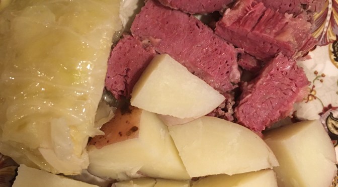 WELCOME MARCH and corned beef